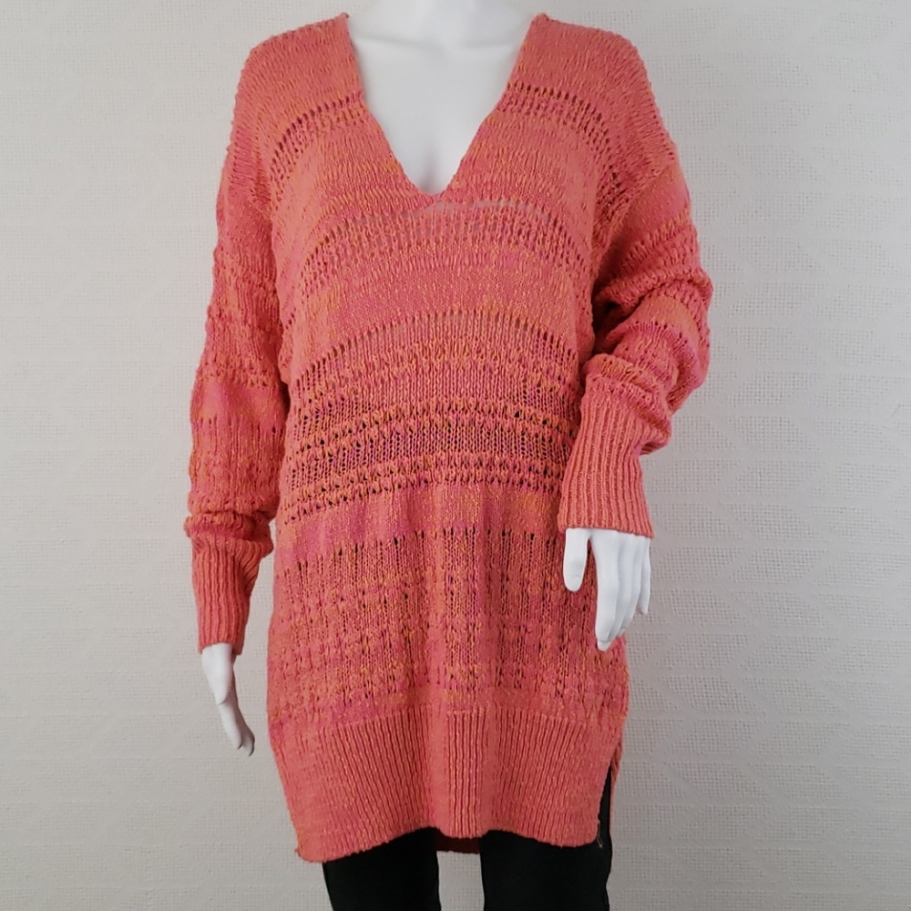 Free People Hot Tropics V-Neck Sweater - Picture 2 of 15